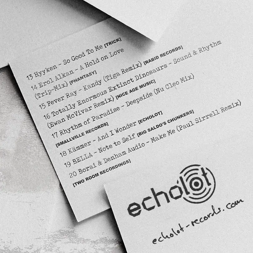 echolot radio Episode 01 Tracklist Part 2