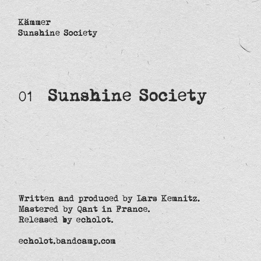 Sunshine Society (echolot016) Tracklist